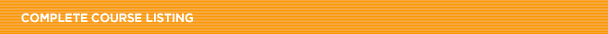 Complete Course Listing
